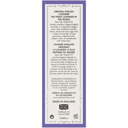 Туалетная вода Yardley London Original English Lavender Eau de Toilette Fragrance For Her, 125 мл — эксклюзивно для Amazon — фото 3