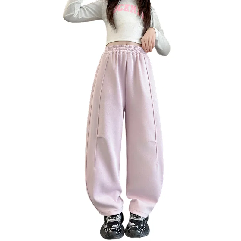Детские трикотажные спортивные штаны Lanza, Purple Pink