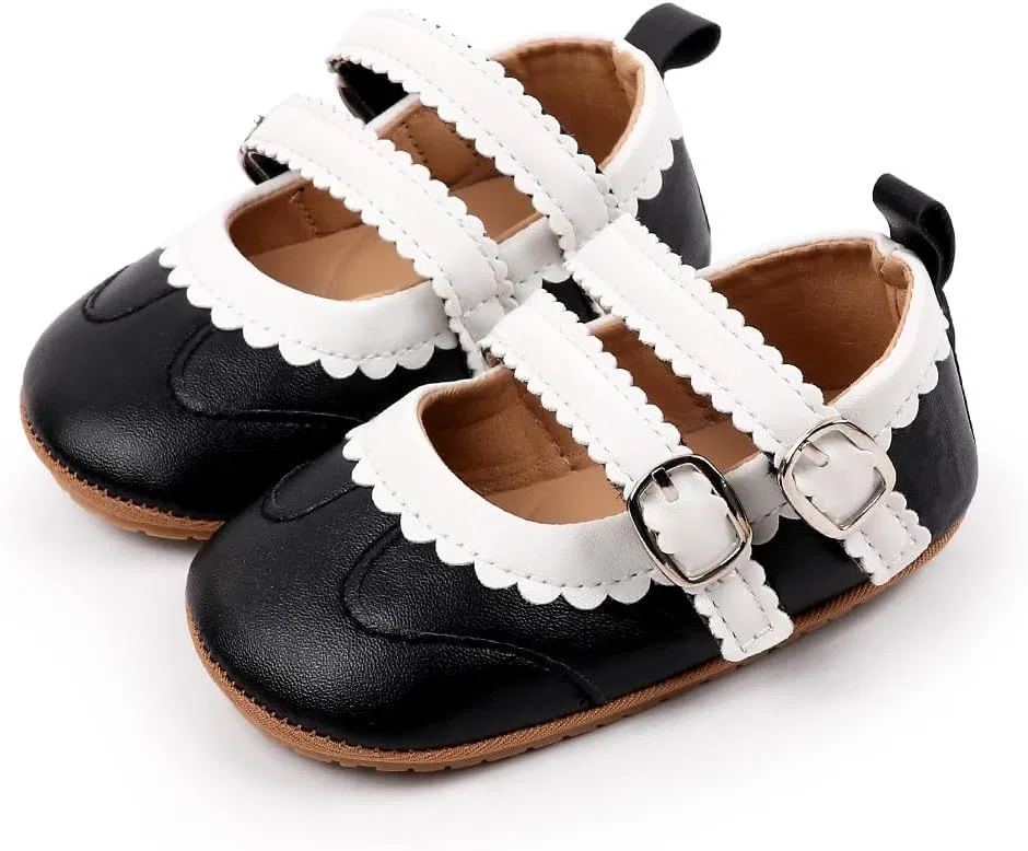 Детские туфли Мэри Джейн для девочек Purepips, Black