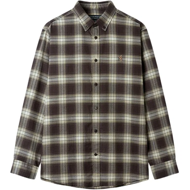 Детская рубашка с длинным рукавом Evergreen Collection Teenie Weenie Men, Brown