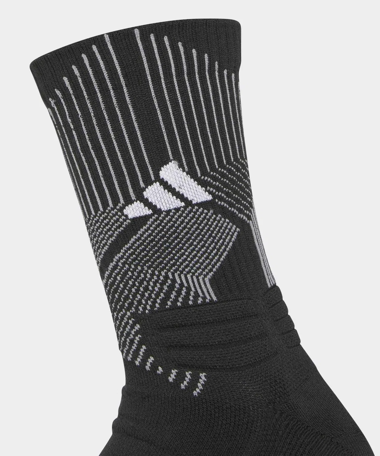 Мужские/Женские носки-гольфы с узором Chaos Crew Adidas, Черный — фото 3