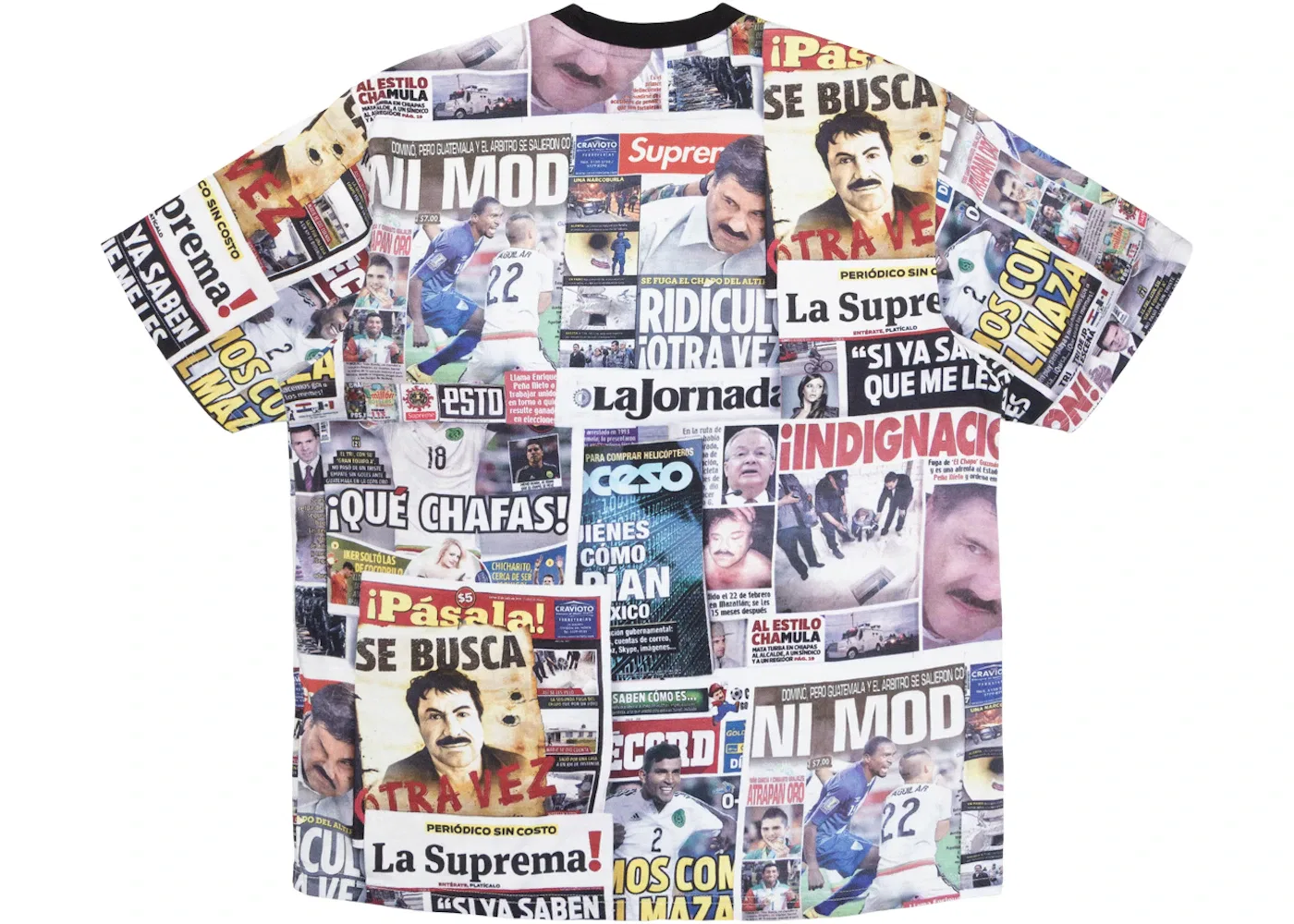 Мужская футболка с принтом Supreme S/S Top, Multicolor — фото 2