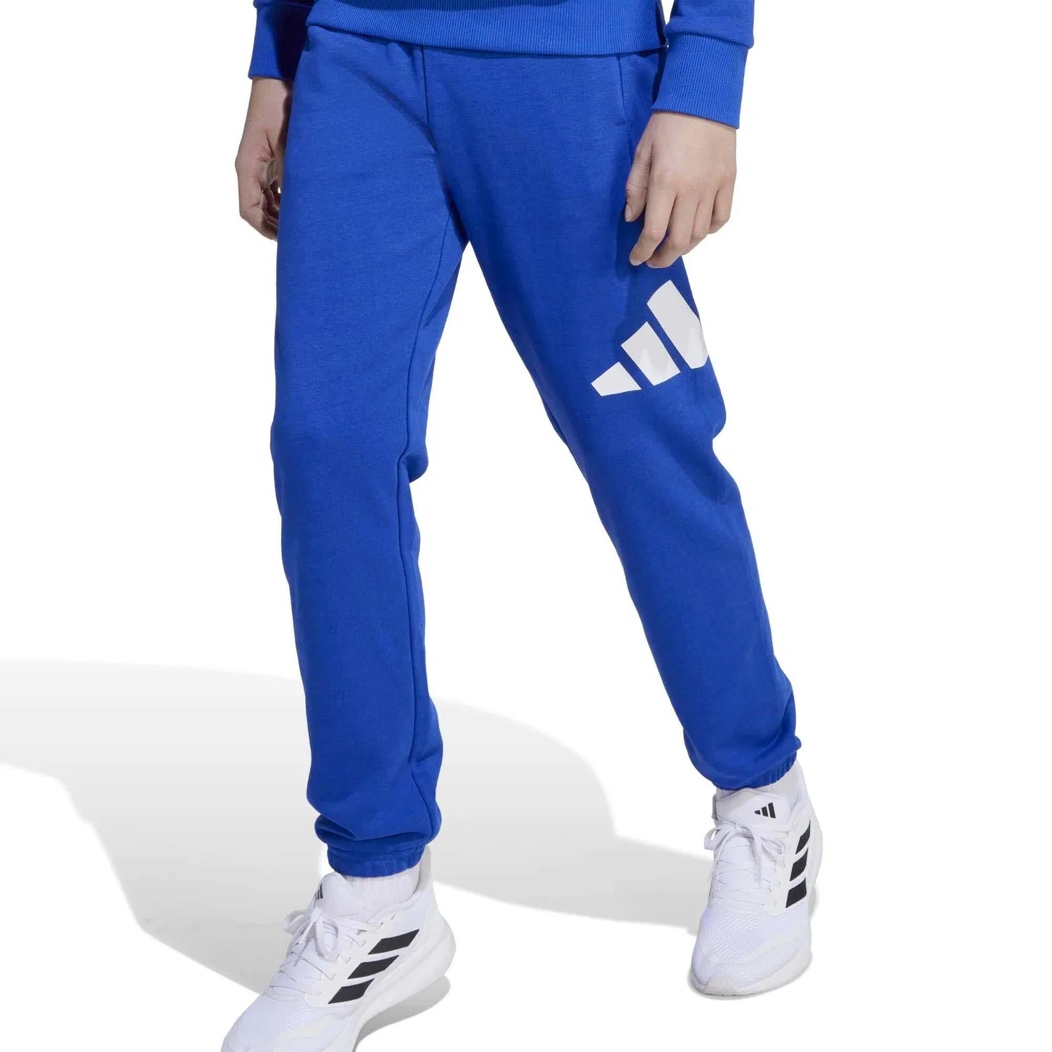 Детские штаны из футера Adidas Sport J Bl Ft Pt 280 Hose, Blue — фото 2