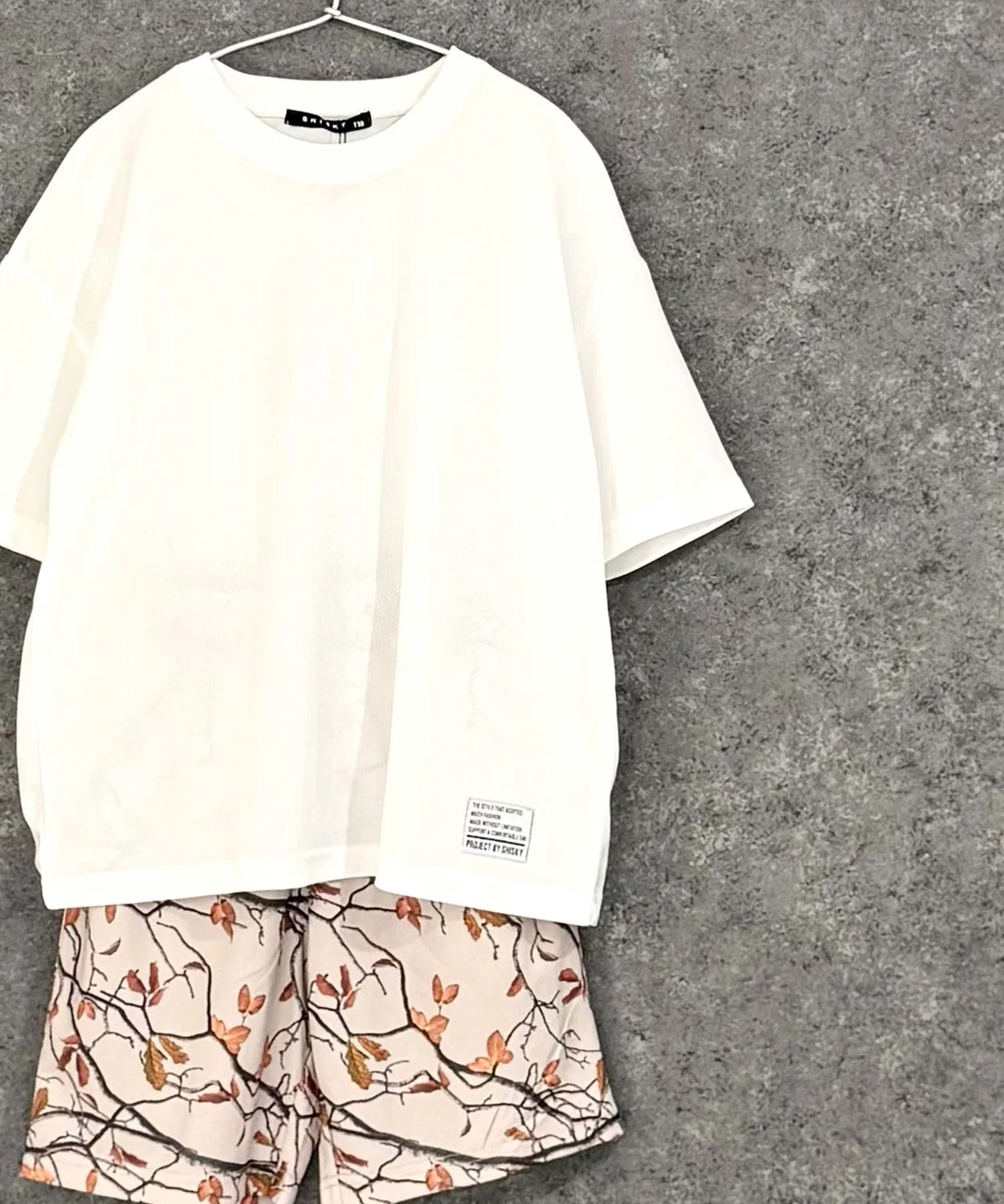 Детский комплект из жакета и брюк с принтом Oversize Dry Mesh SHISKY, White