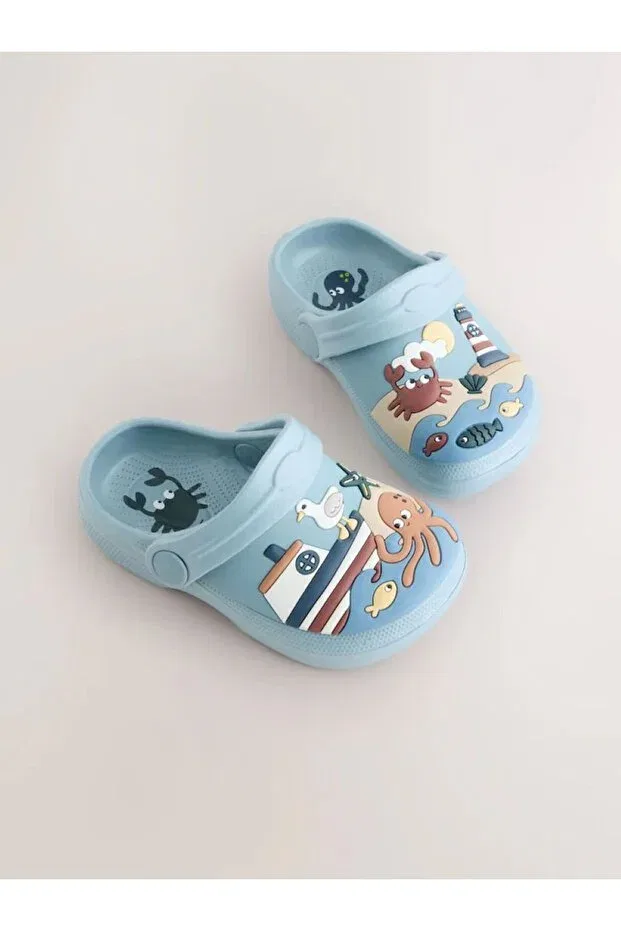 Детские шлепанцы с принтом Sahil Next Baby, Multicolored