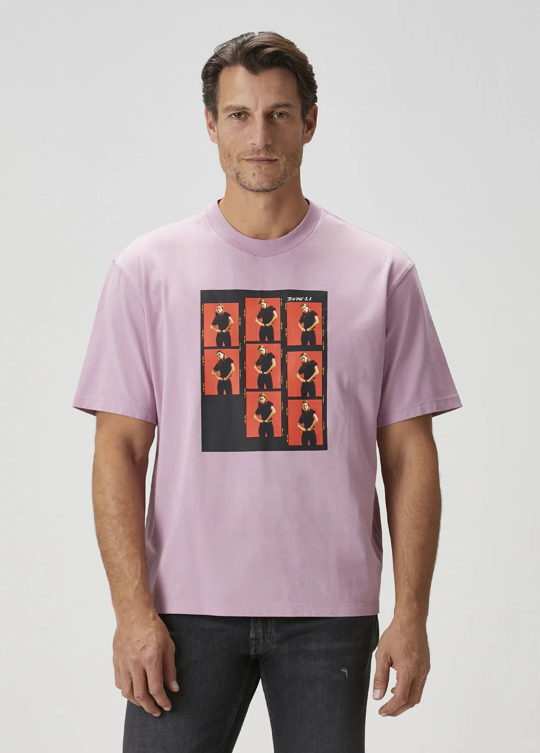 Футболка Outtakes Calvin Klein, pembe