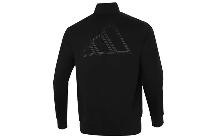Куртка с принтом логотипа Fi Kn Tracktop Adidas, черная