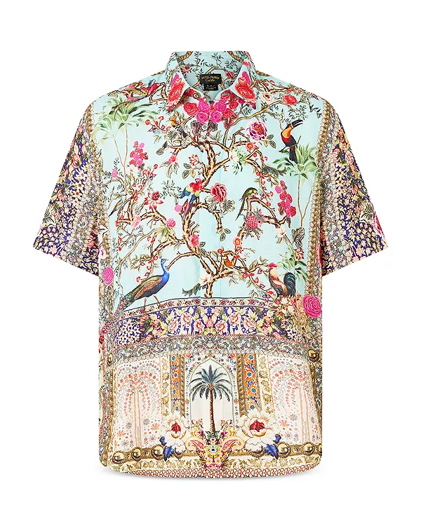 

Рубашка с коротким рукавом оверсайз «Султаны и королевы» Camilla, мультиколор