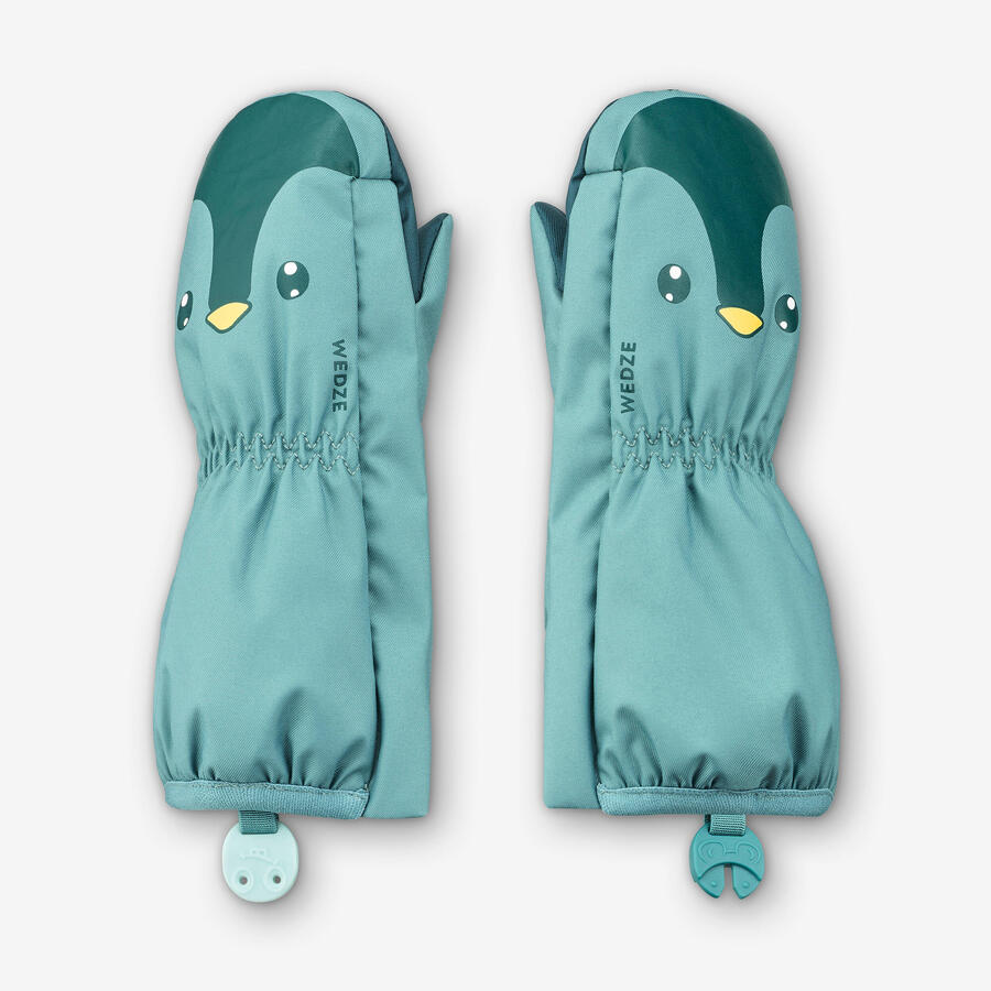 

WEDZE Лыжные перчатки и варежки детские - 500 теплые синие, Синий, WEDZE Лыжные перчатки и варежки детские - 500 теплые синие