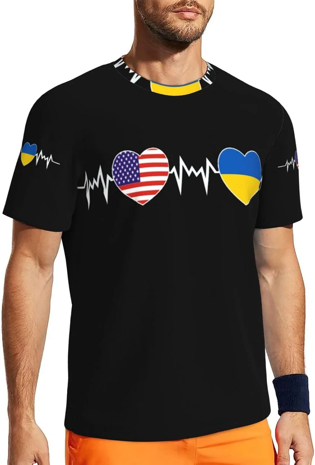 Мужская быстросохнущая футболка с сетчатой тканью Classic, Black — фото 3