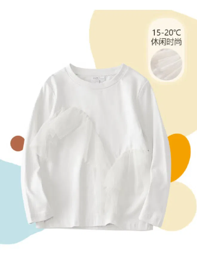 Топ с длинным рукавом с сетчатыми деталями Jeanswest, бежевый