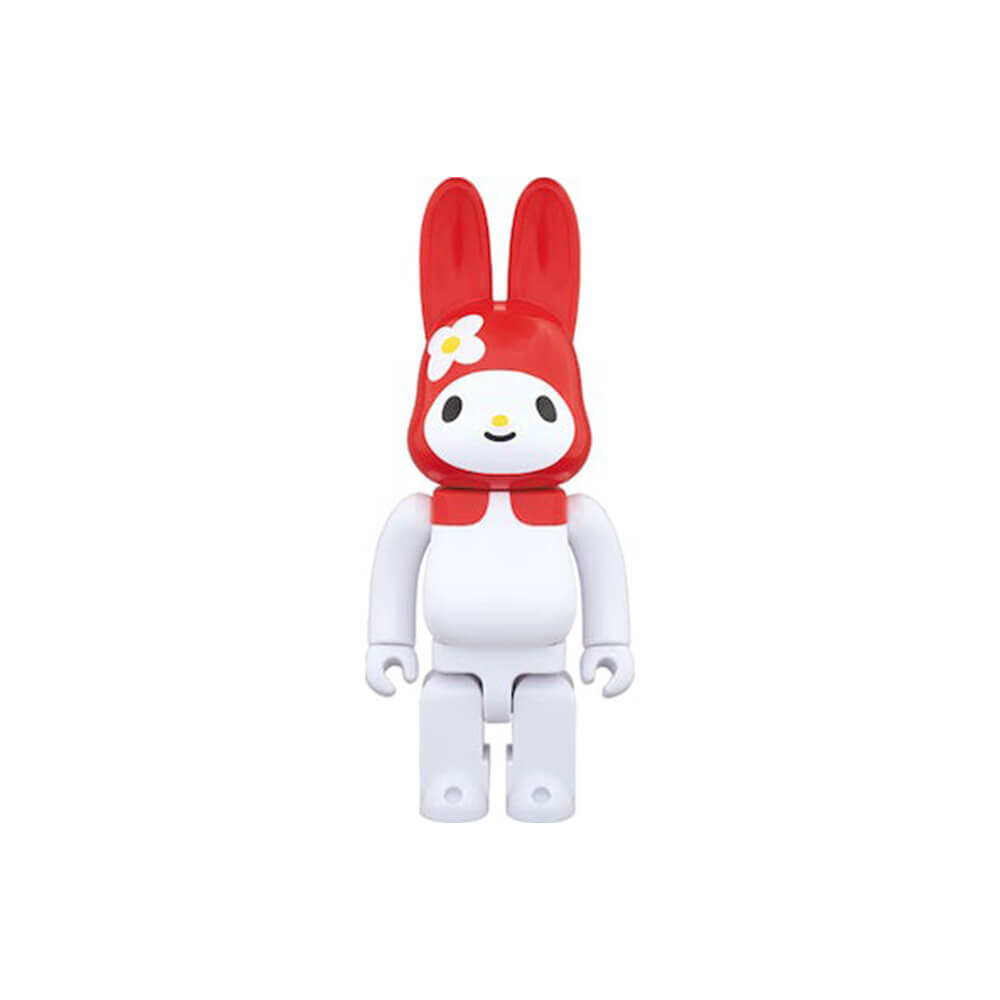 

Фигурка Bearbrick NY@BRICK Maneki Neko 400%, белый/красный