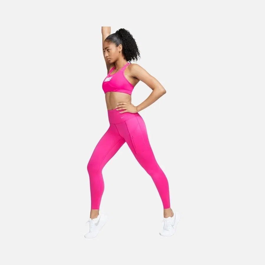 Женские леггинсы с высокой посадкой Dri-Fit Go Firm-Support High-Waisted 7/8 Running Nike, Розовый
