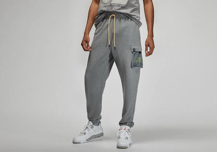 Мужские спортивные штаны Nike Air Jordan, Серебристый — фото 2