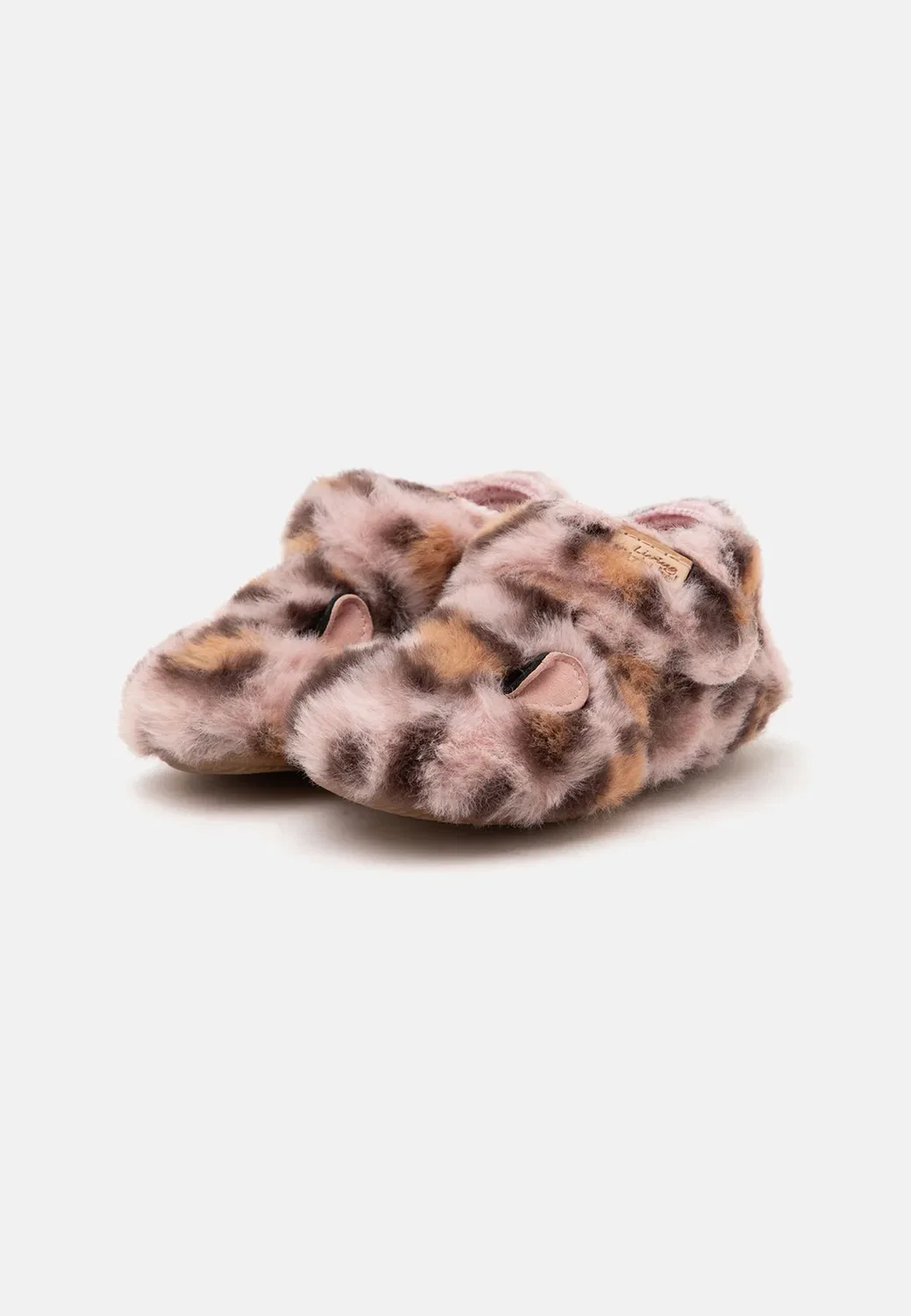 Тапочки Lotte с леопардовым принтом Living Kitzbühel, Rosa — фото 4