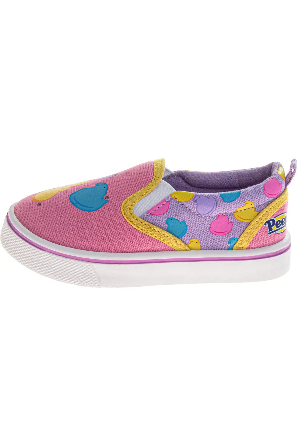 Детские кеды slip-on с дизайном Peeps Peeps, Pink Multi — фото 4