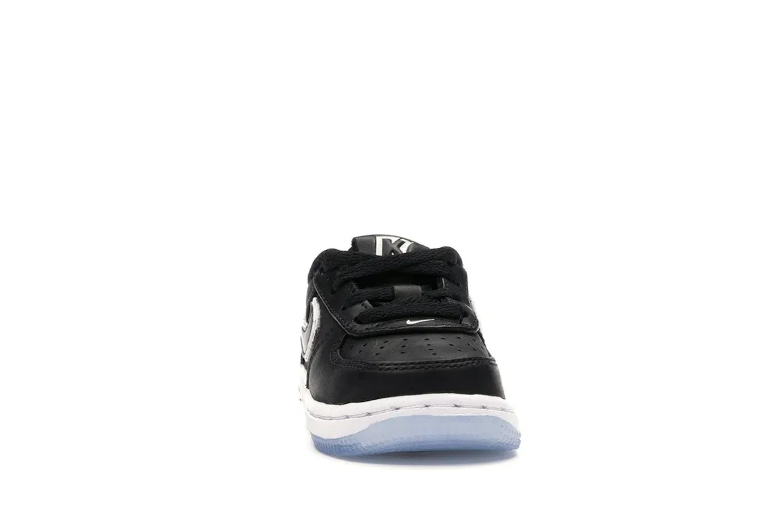 Детские кроссовки Lifestyle Nike Nike Air Force 1 Low, Black/White-White-Black — фото 2