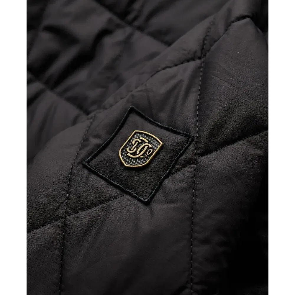 Мужская стеганая куртка Estate Superdry, Schwarz — фото 2
