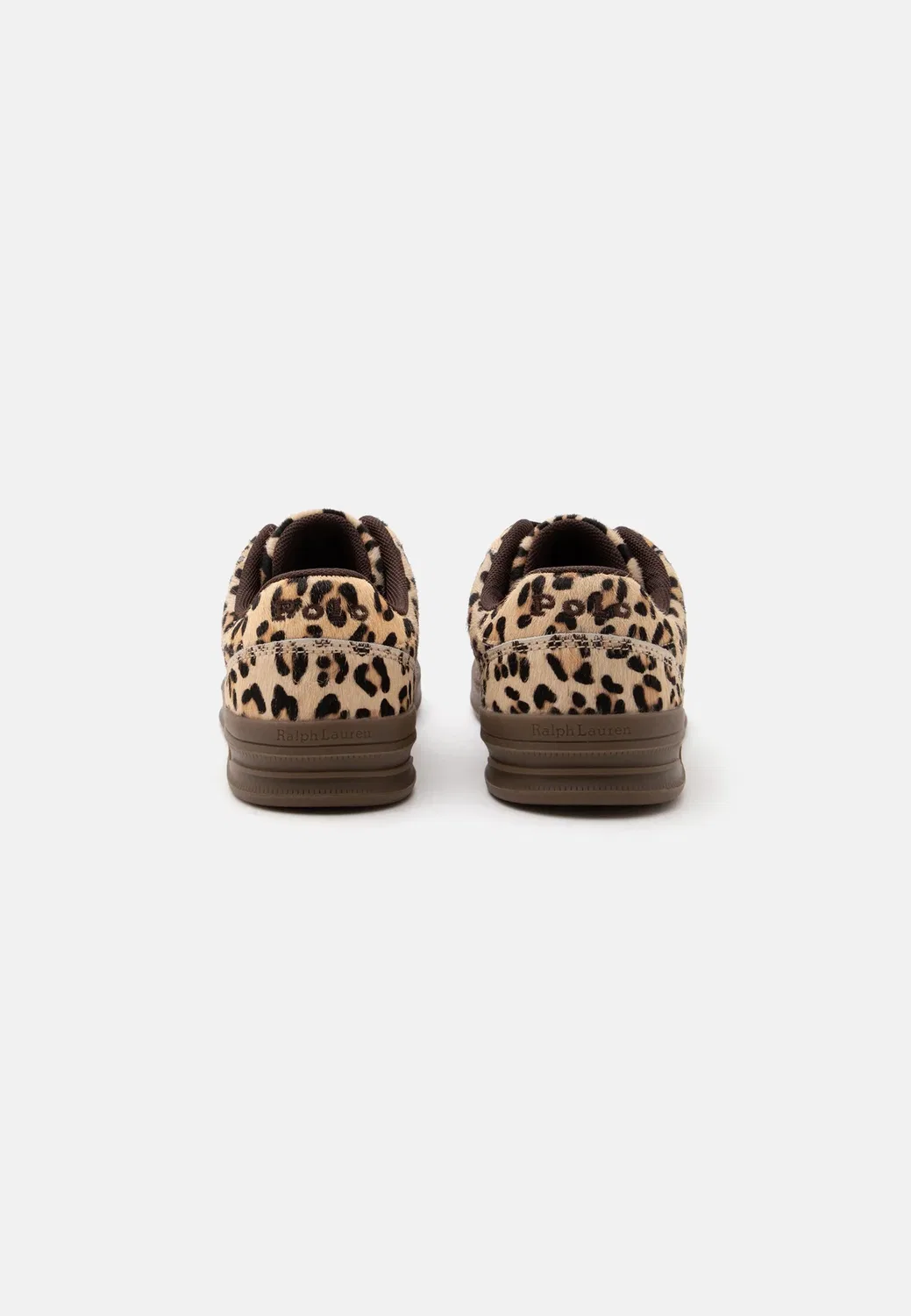 Холлис - тренеры Polo Ralph Lauren, Nutmeg Brown/Brown — фото 3