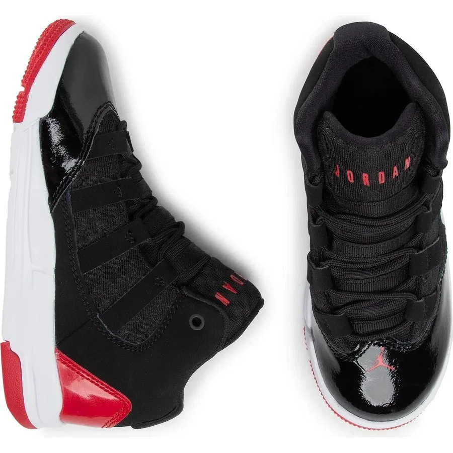 Детские кроссовки с кожаным верхом Jordan Max Aura Nike, Черный — фото 2