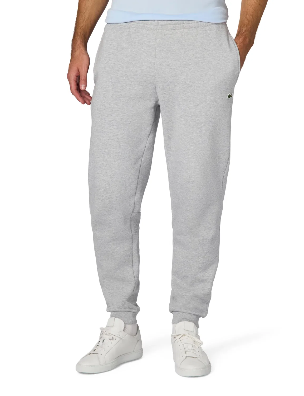 Мужские спортивные штаны из флиса Solid Fleece Jogger Lacoste, Argent China