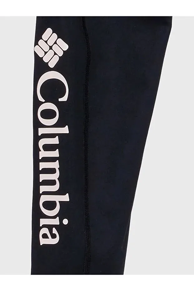 Детские леггинсы для девочек однотонные Columbia, Black — фото 3