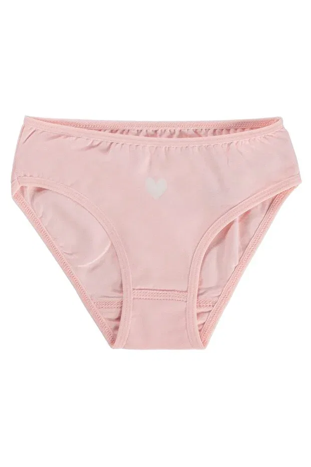 Детский комплект трусов для девочек с принтом Hearted 2-piece underwear set Civil Girls, Colored — фото 3