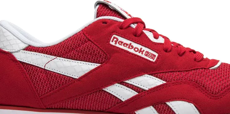 Кроссовки yg x bait x classic nylon '4hunnid' Reebok, красный — фото 3