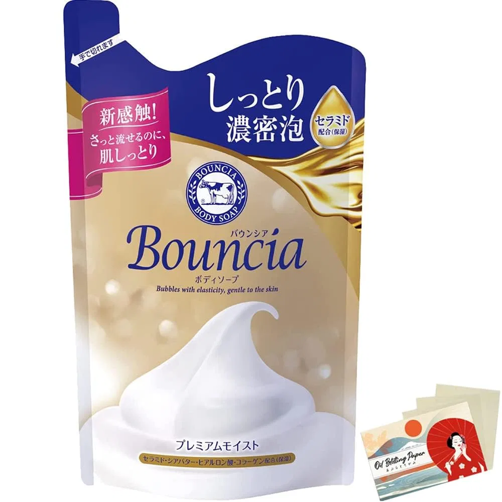 Пена для тела Foam Body Soap Refill, Premium Moist, 340 мл, Bouncia
