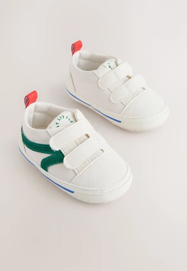 Ботинки из эко-кожи Regular fit - baby shoes Next, белый, Green — фото 3