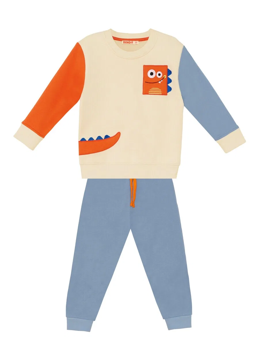 Рубашка Denokids 'CFF-24S1-029' бежевого цвета
