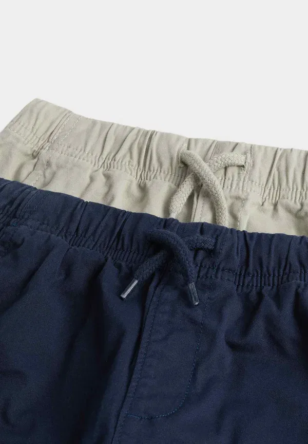 Брюки хлопковые 2 Pack - Tracksuit Bottoms Marks & Spencer, темно-синий mix — фото 2