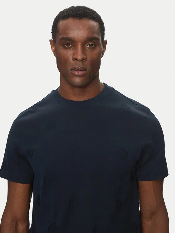 Футболка regular fit C-Thompson Boss, темно-синий — фото 4