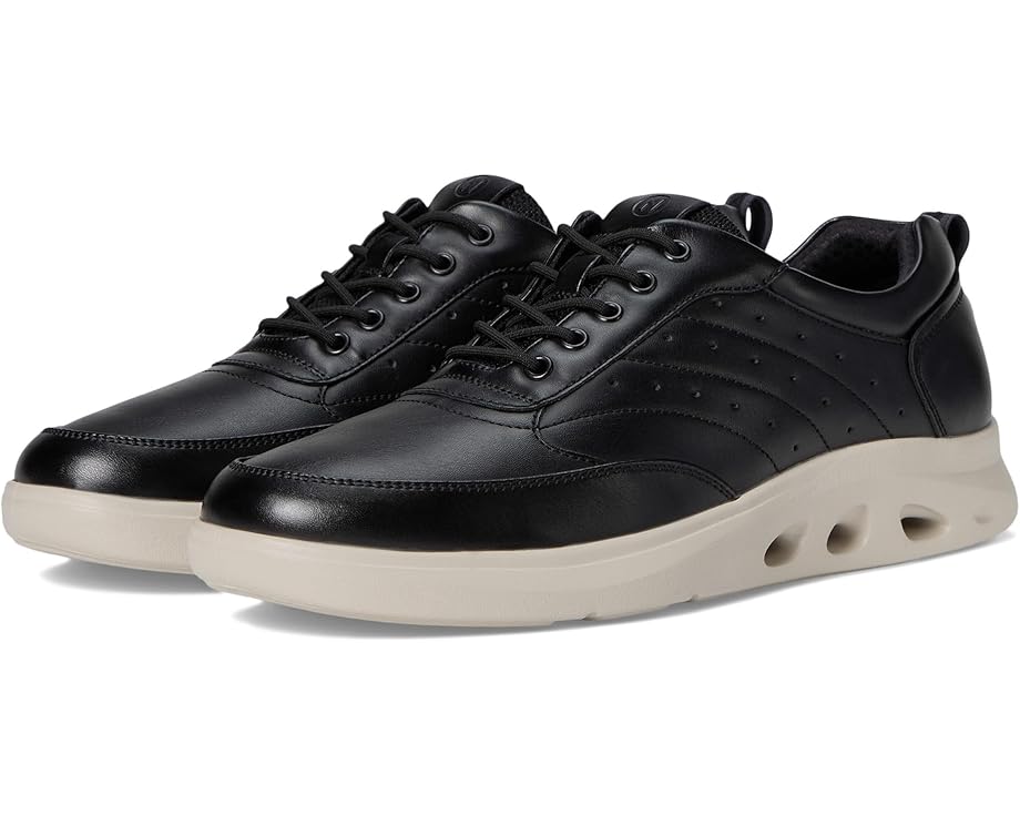

Кроссовки Nunn Bush Ponte Moc Toe Sneakers Hybrid Oxford Dress Casual Lightweight Athletic Style Lace Up, черный