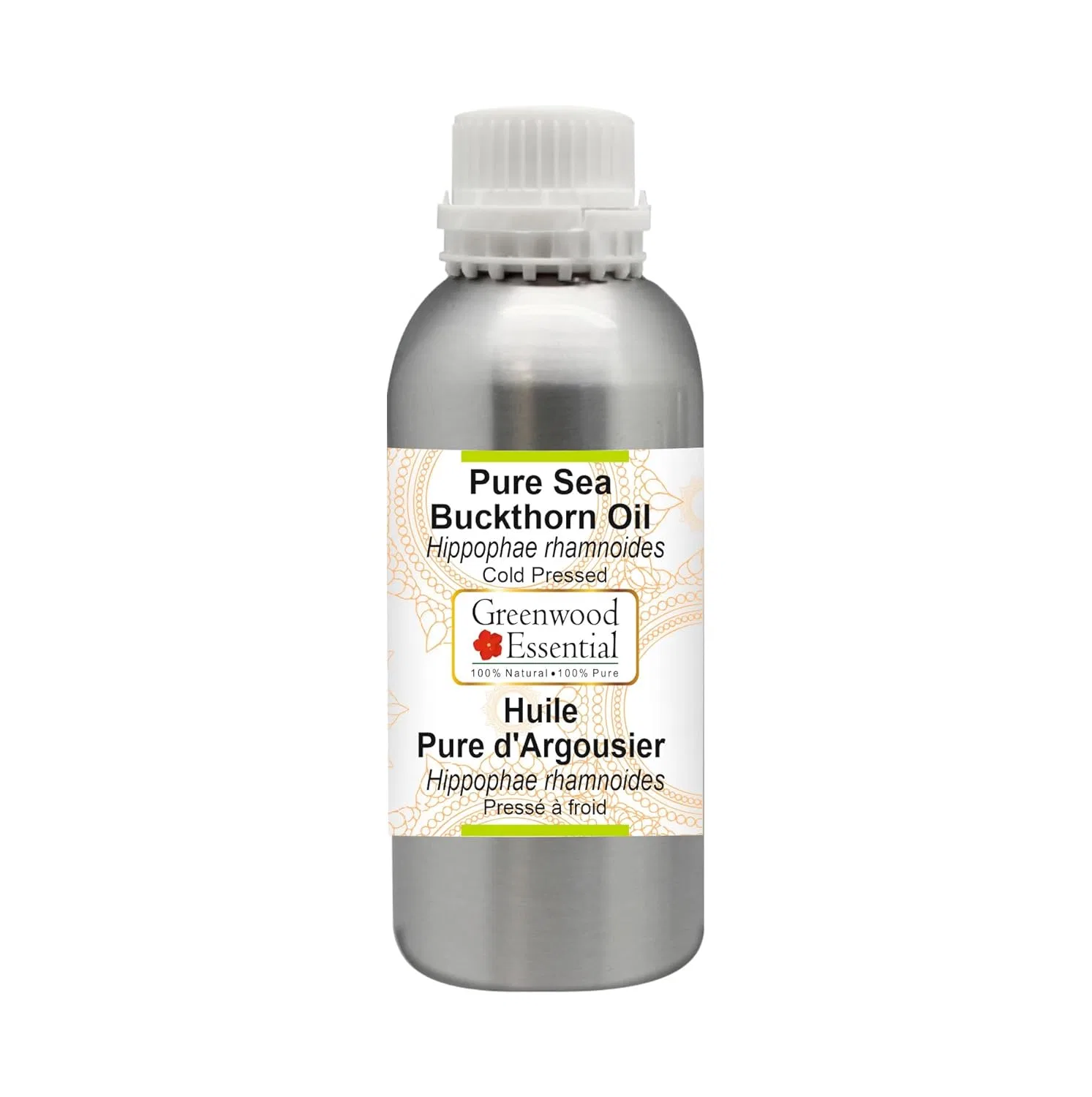Масло для тела Sea Buckthorn Oil, Greenwood Essential, 1250 мл