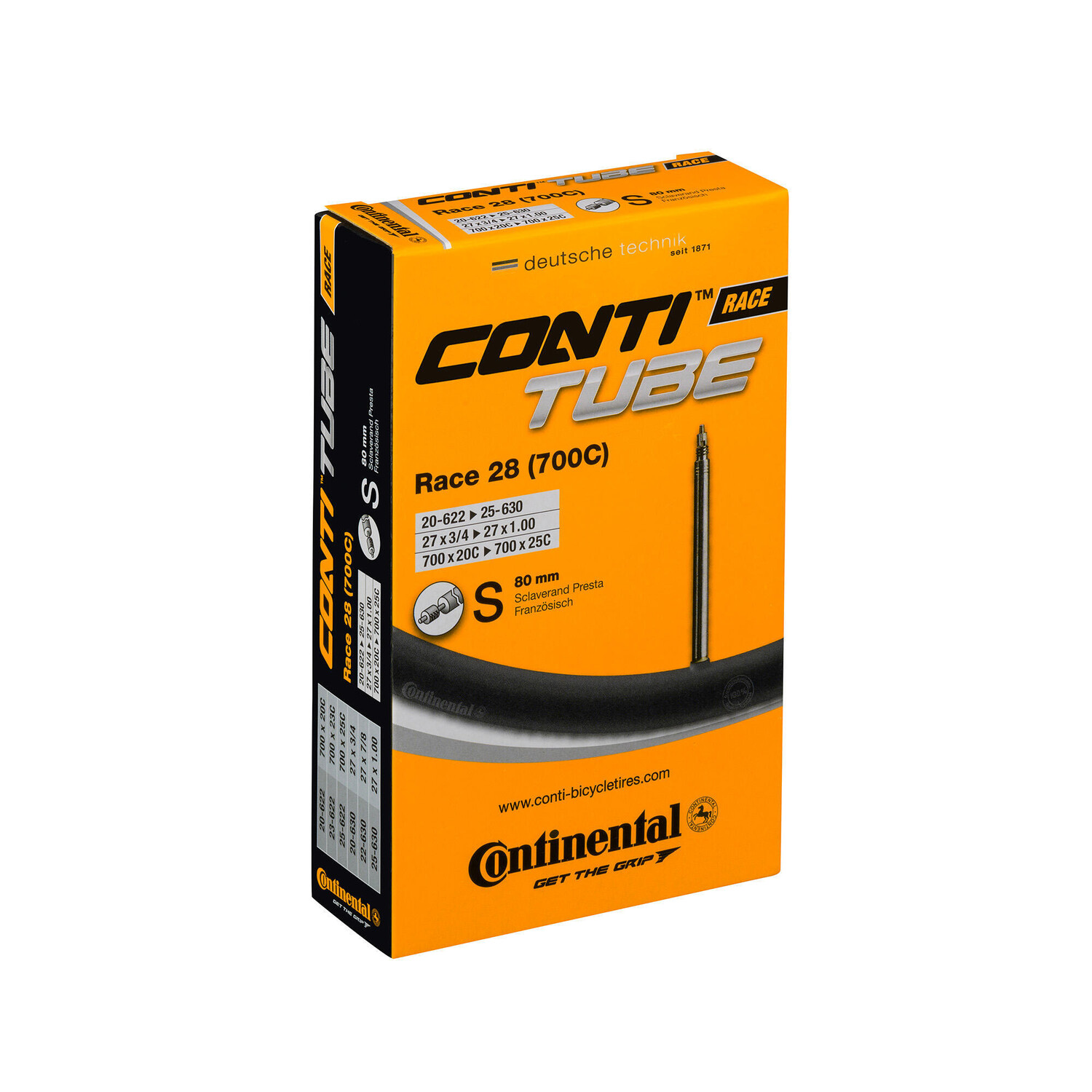 

Шланг Continental Race 28 - дюймовая трубка Light, черный