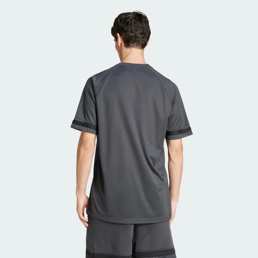 Футболка спортивная с принтом adidas Sportswear JD8097 Seasonal Essentials US Sport, Серый — фото 2
