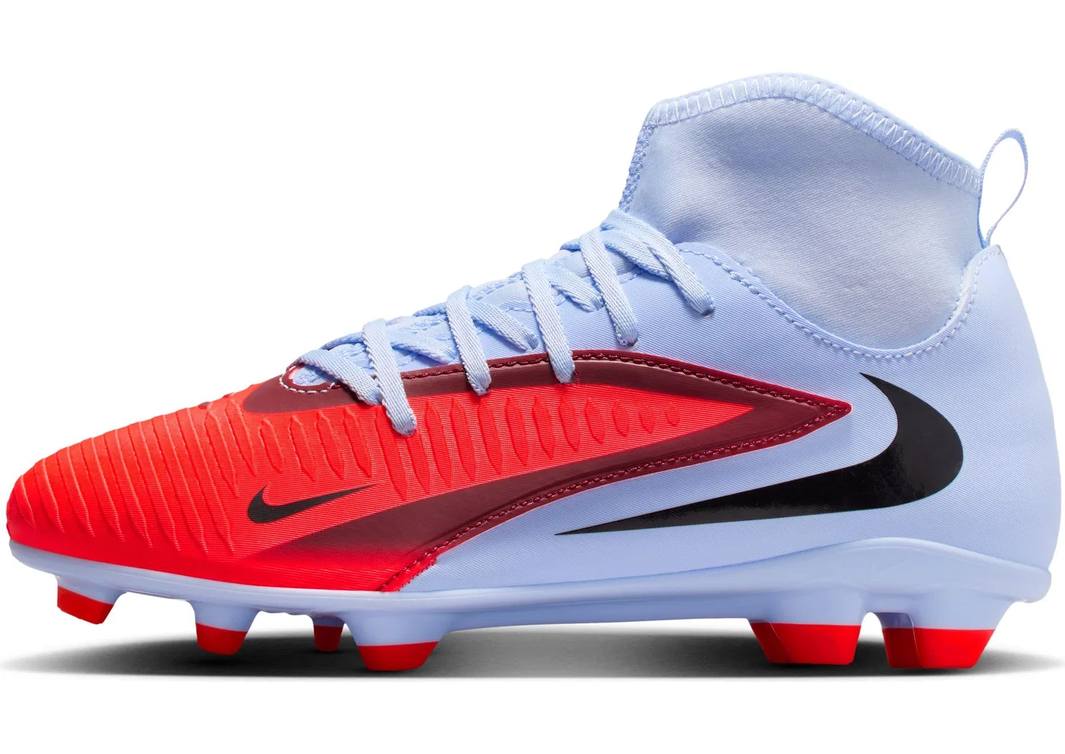 Детские кроссовки для мальчиков с принтом Jr Phantom 6 High Club Fg/Mg NIKE, Multi-Coloured