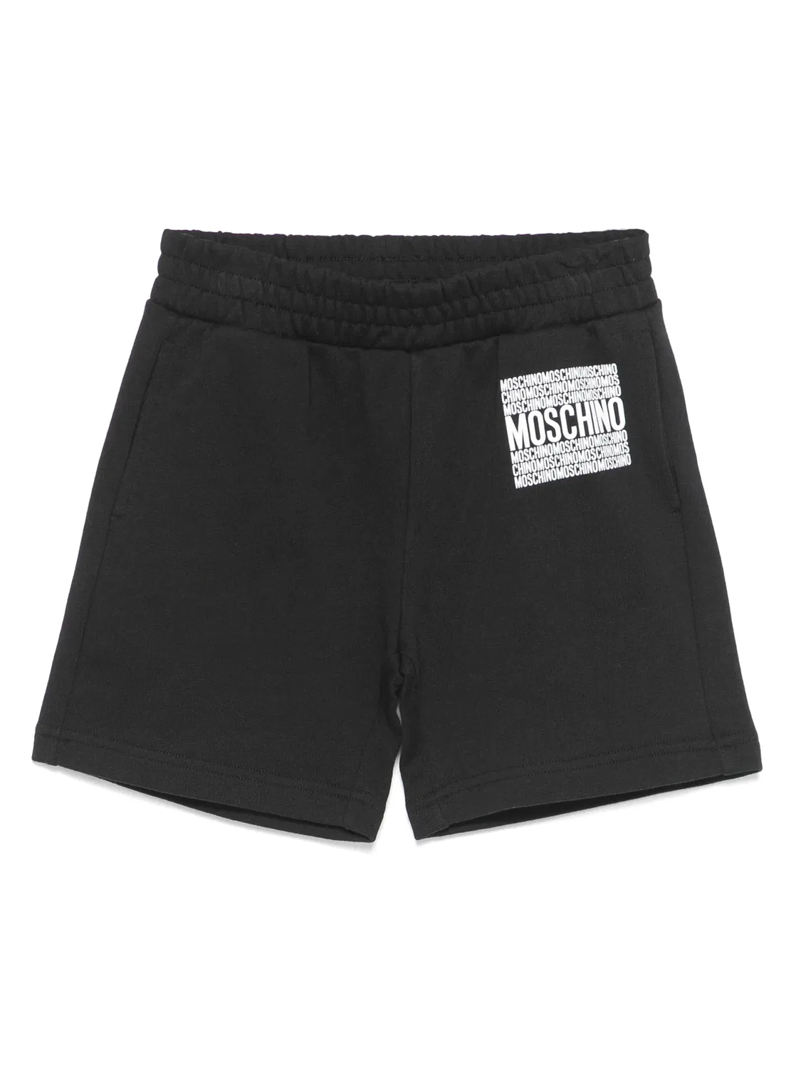 Moschino Короткие черные хлопковые шорты