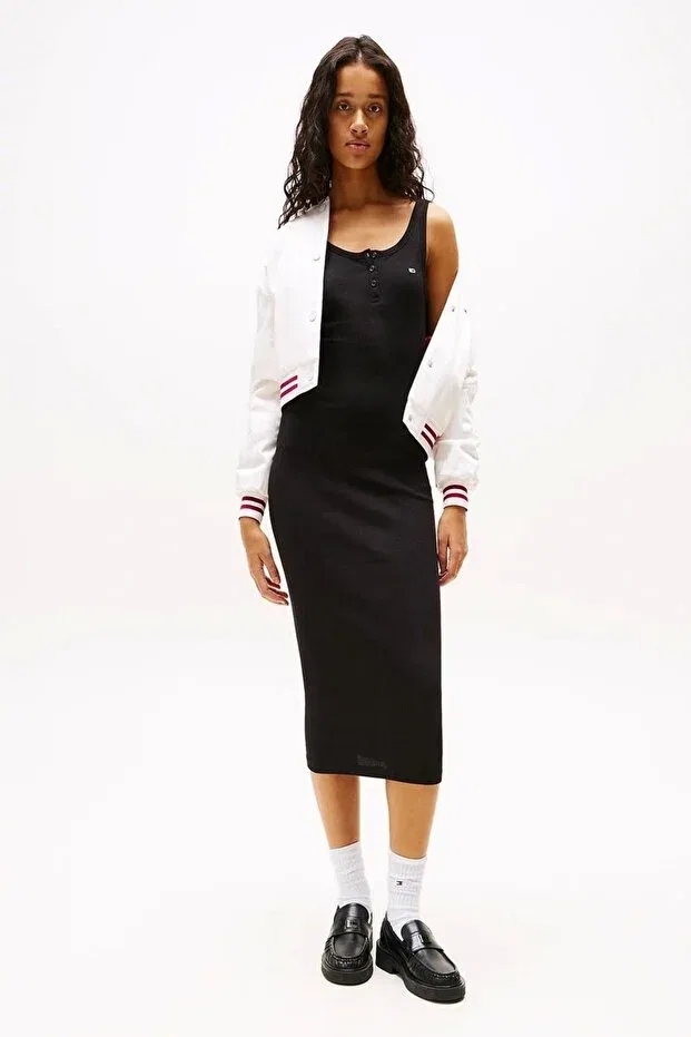 Женское платье с принтом Tommy Hilfiger, Black