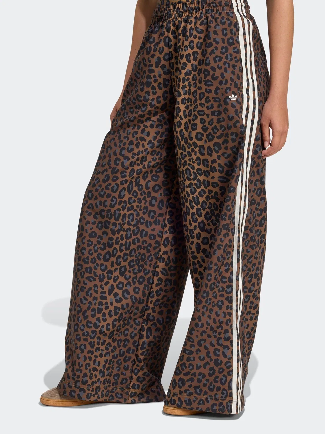 Спортивные брюки Firebird Oversized, adidas Originals, Animal Leopard