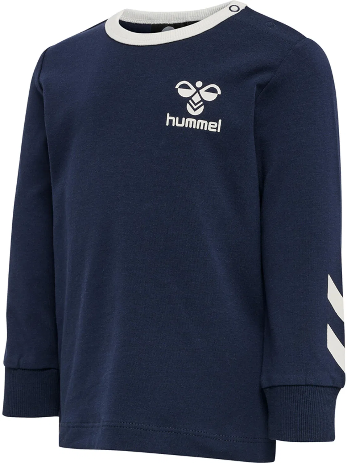 Детская футболка с длинным рукавом Hmlmaule Hummel, Blau Schwarz — фото 4