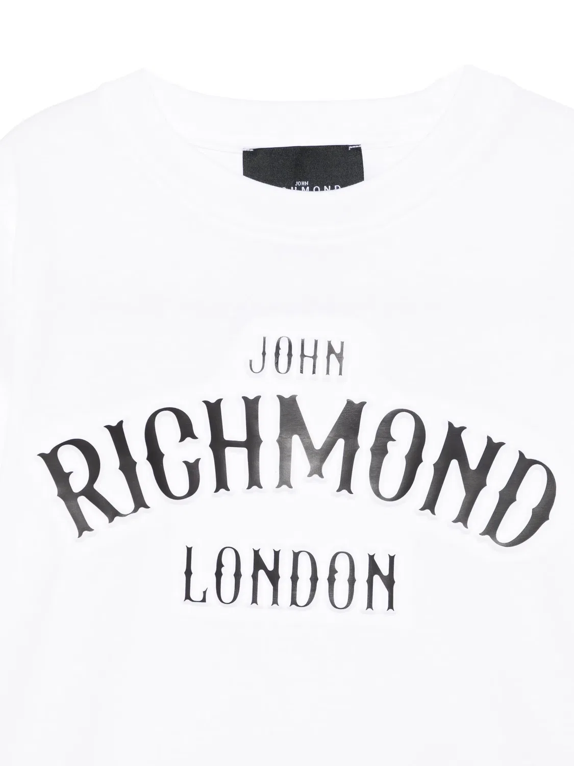 Футболка с тиснением логотипа John Richmond, белый — фото 2