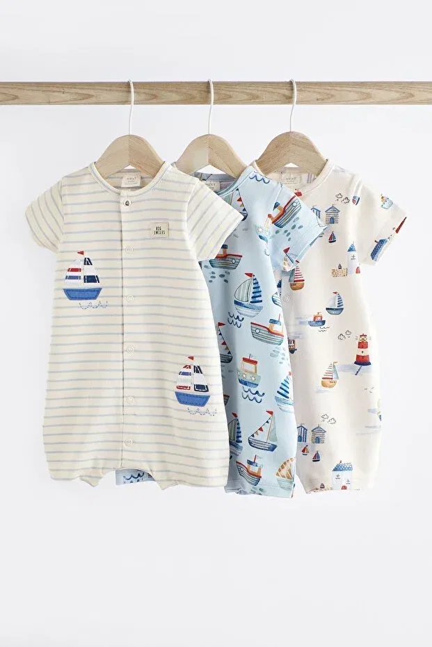 Детское боди-комбинезон с принтом Next Baby, White