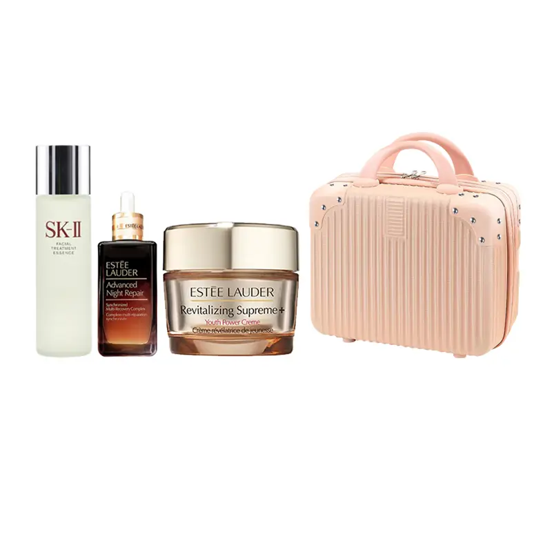 ESTEE LAUDER Yashilandai седьмое поколение сыворотка small brown bottle набор из трех предметов косметичка — фото 3