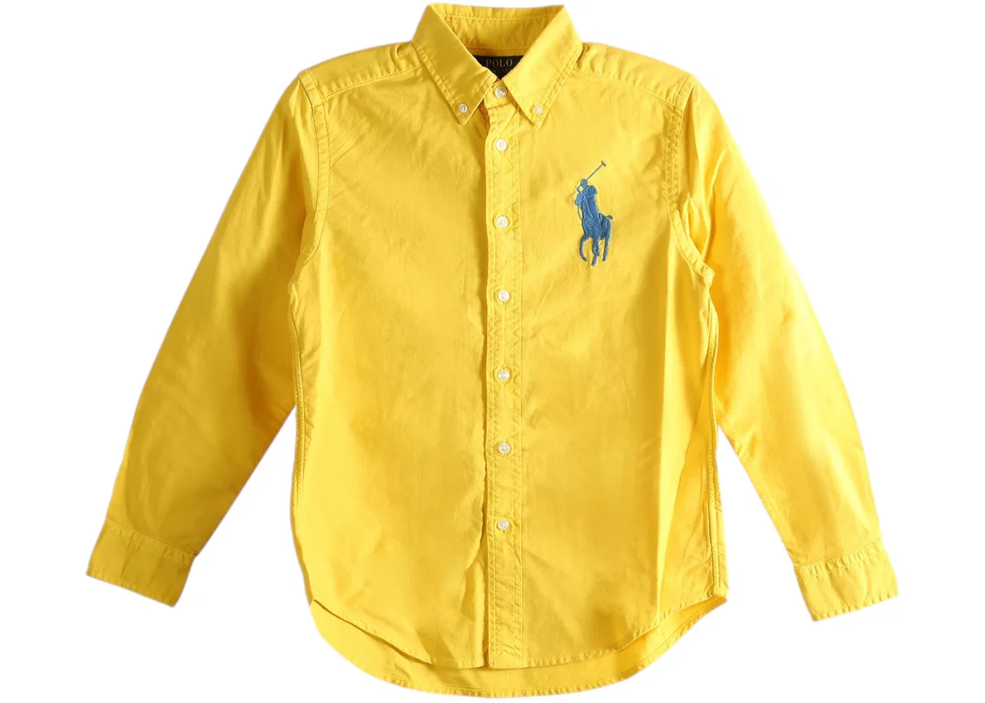 Детская рубашка с длинным рукавом Polo Ralph Lauren, Racing Yellow