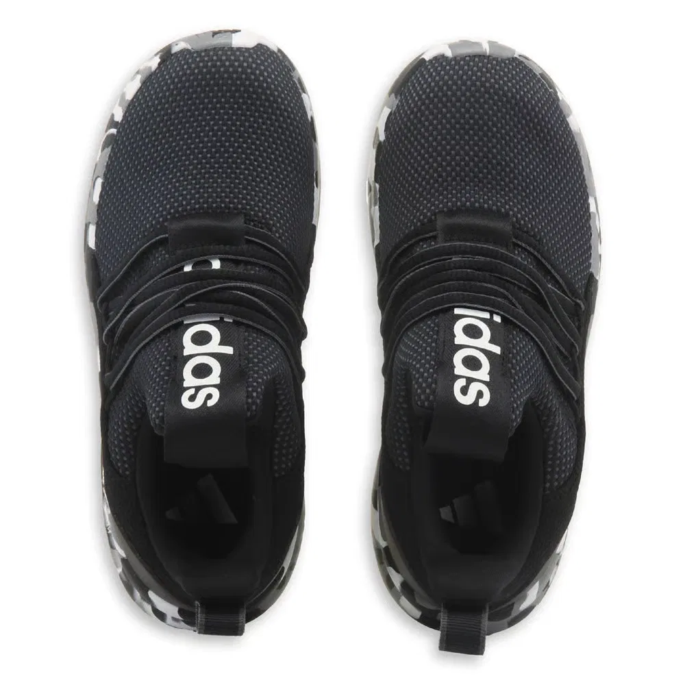 Детские слипоны Lite Racer Adapt 7.0 Adidas, Black/White — фото 4
