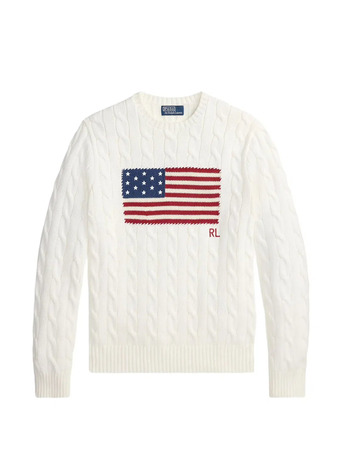 Polo Ralph Lauren Свитер белый хлопковый