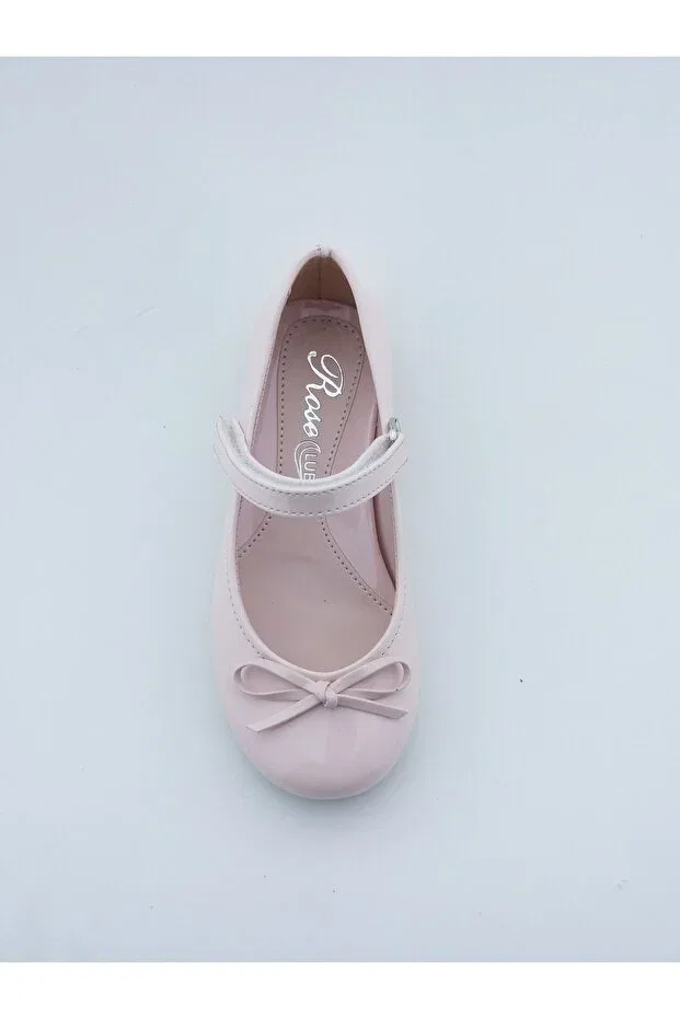 Детские балетки для девочек лакированные Rose Club Kids, Pink — фото 3