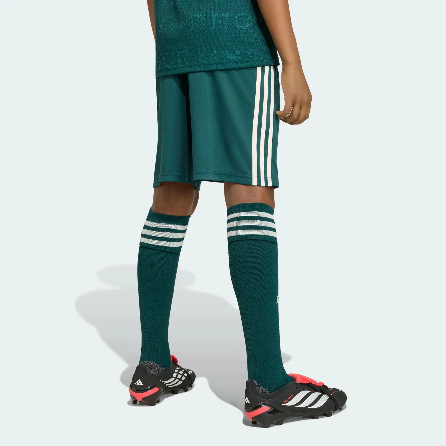 Детские шорты с принтом Adidas Originals, Aurora Ivy Green — фото 3